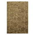 6x9 Olive Green Lapchi Hand Knotted Botanical Wool & Silk Tibetan Transitional Area Rug-1