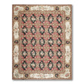 9x12 Brown Hand woven Wool French Flatweave Needlepoint Oriental Area Rug-0
